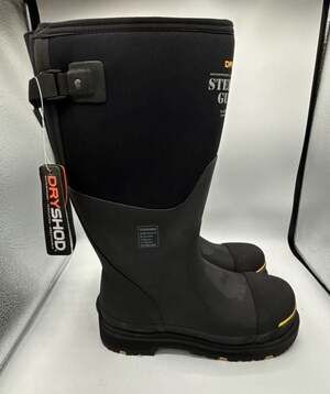 Dryshod Steel-Toe Gusset Waterproof Insulated Work Boots